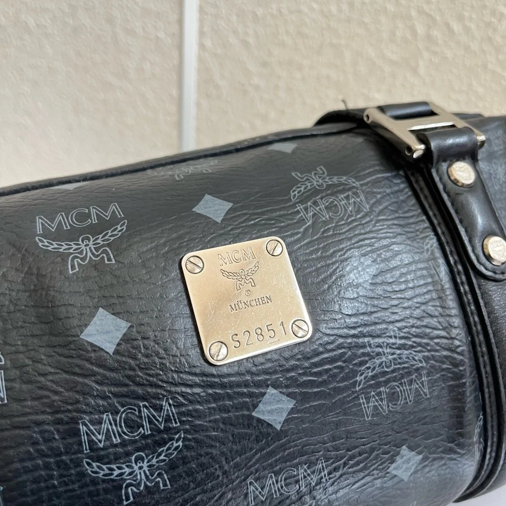MCM Black Satchel - Picture 7 of 14